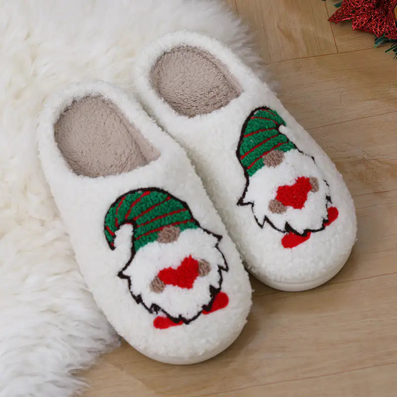 Cute Santa Claus Christmas Warm Slipper