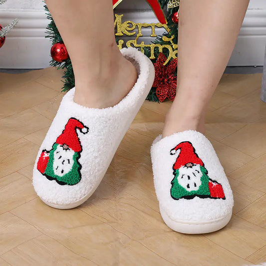 Cute Santa Claus Christmas Warm Slipper