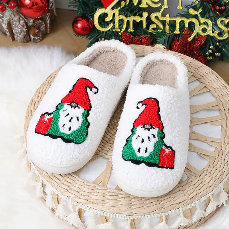 Cute Santa Claus Christmas Warm Slipper