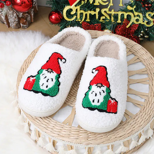 Cute Santa Claus Christmas Warm Slipper