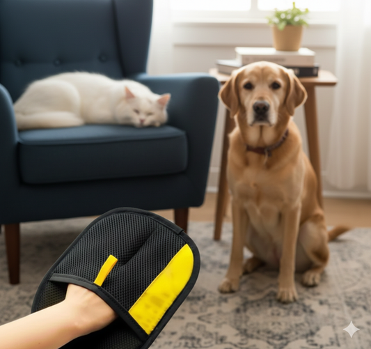 Static Pet Hair Removal Glove