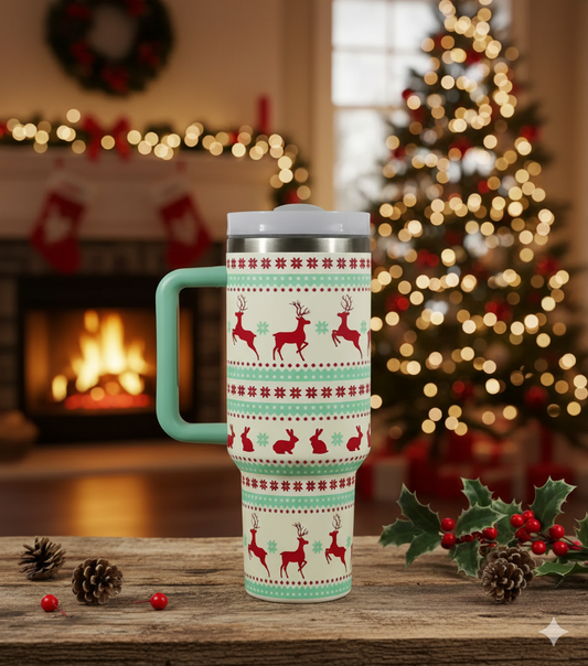 New Christmas Pattern Stainless Steel Tumblers