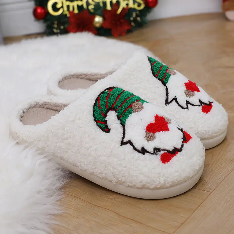 Cute Santa Claus Christmas Warm Slipper