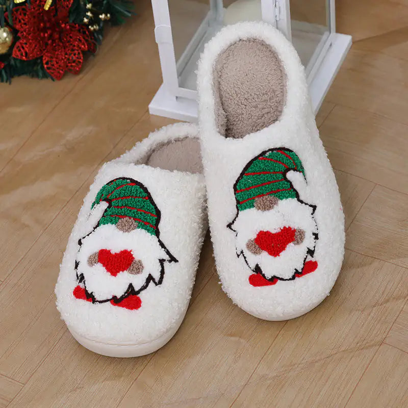 Cute Santa Claus Christmas Warm Slipper