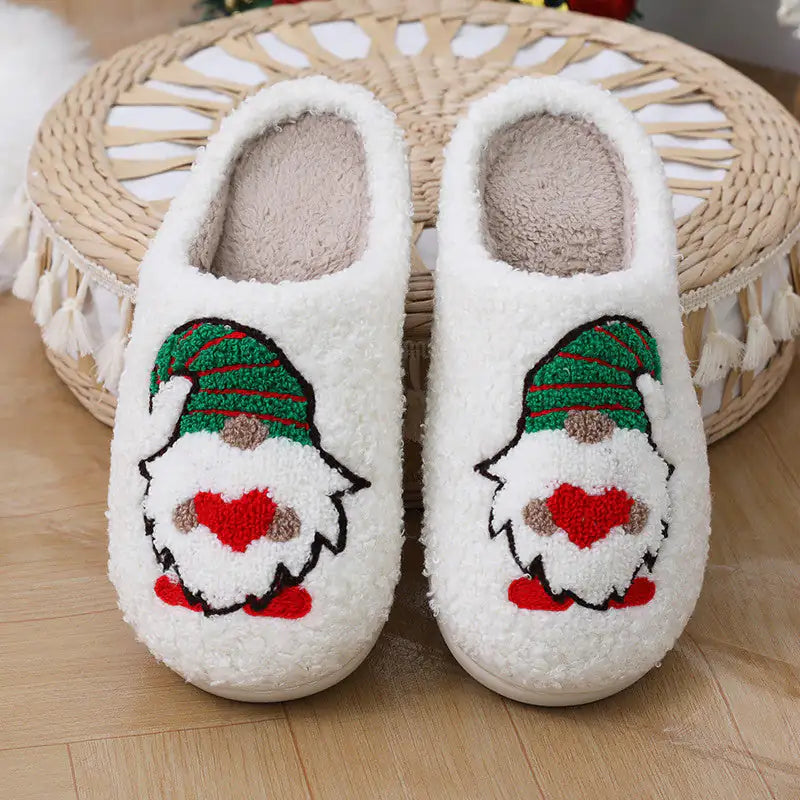 Cute Santa Claus Christmas Warm Slipper