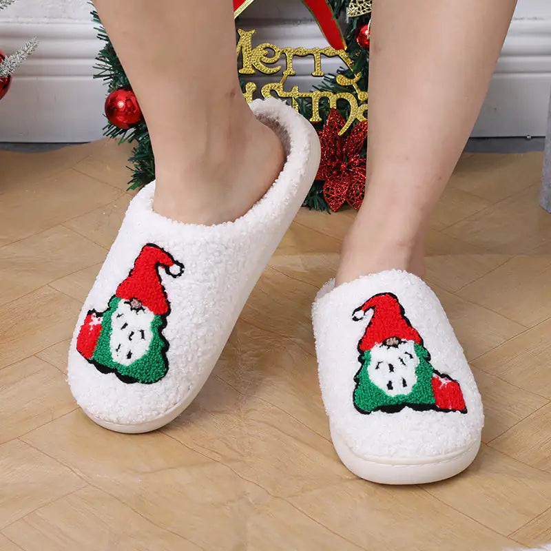 Cute Santa Claus Christmas Warm Slipper