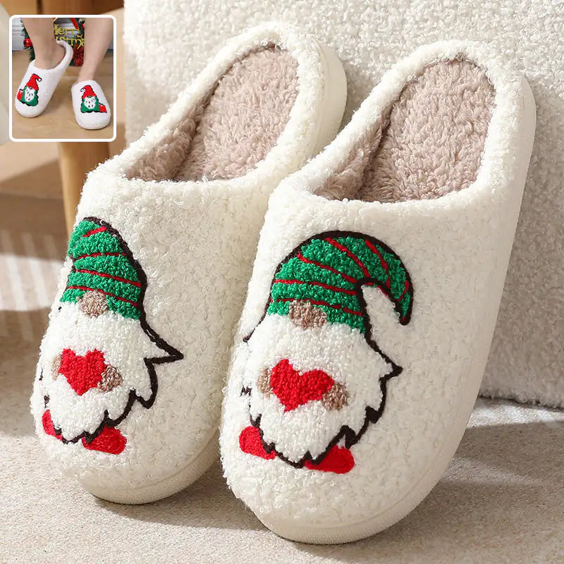 Cute Santa Claus Christmas Warm Slipper